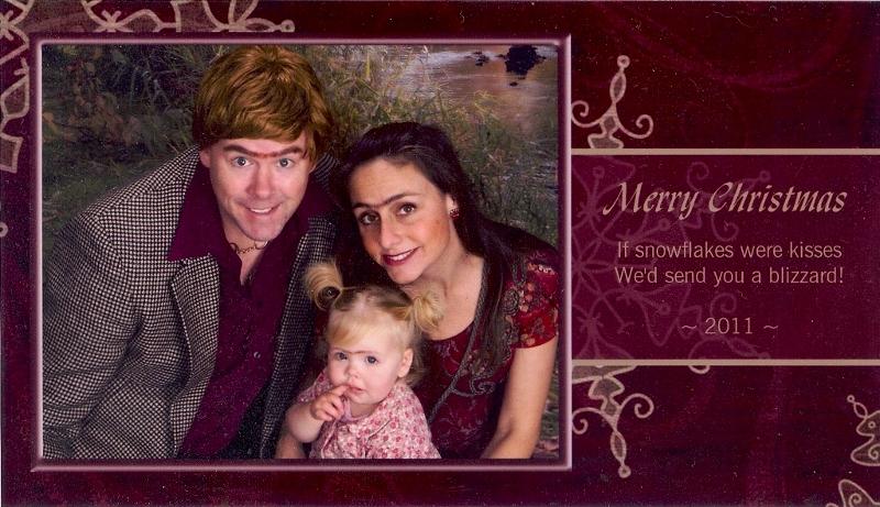 real family christmas cards