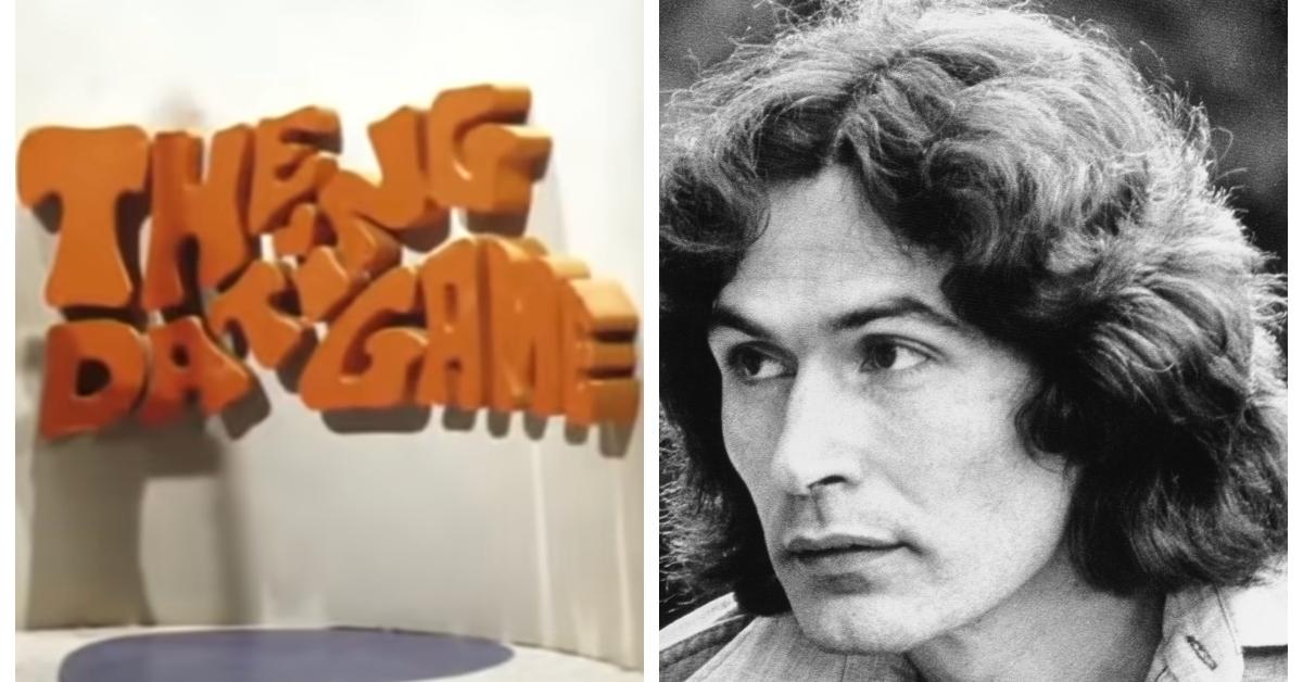 'The Dating Game' logo and serial killer Rodney Alcala