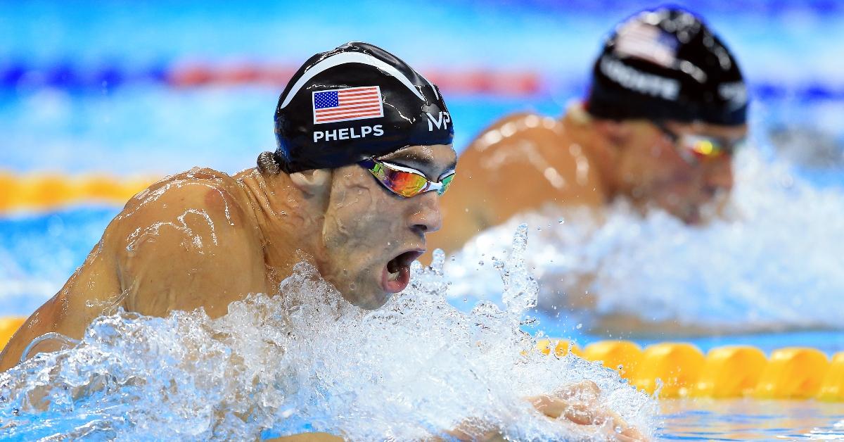  Michael Phelps (L) of the USA wins Gold as teammate Ryan Lochte (R) fails to medal in the Men's 200m Individual Medley Final on Day 6 of the Rio 2016 Olympic Games at the Olympic Aquatics Stadium on August 11, 2016 in Rio de Janerio, Brazil. (Photo by Vaughn Ridley/Getty Images)