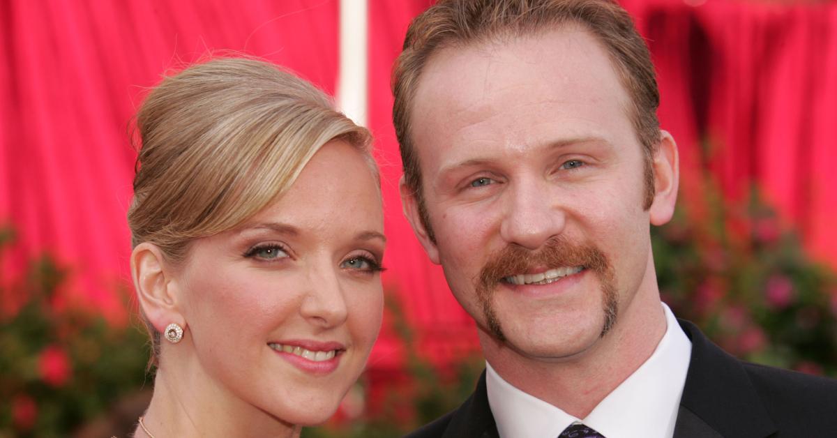 Alexandra Jamieson and Morgan Spurlock in February 2005