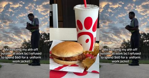Viral video of Chick-fil-A employee complaining about freezing outside because they didn’t spend $60 on a company jacket.