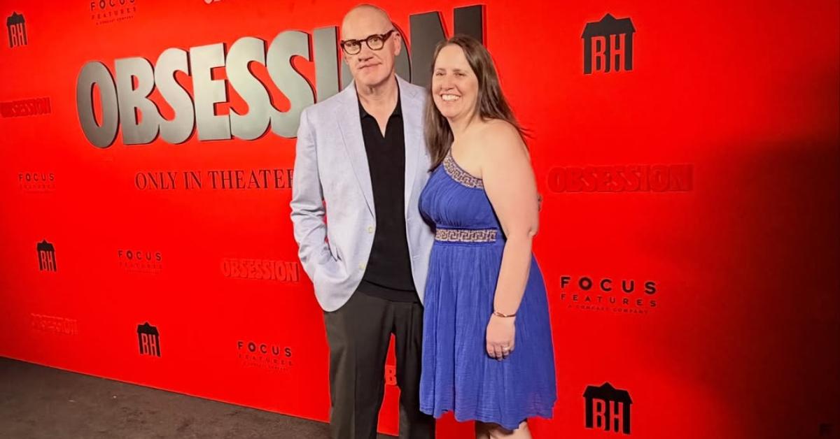 Curry Barker's parents on the red carpet for Obsession.