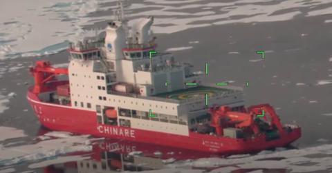 Chinese research vessel