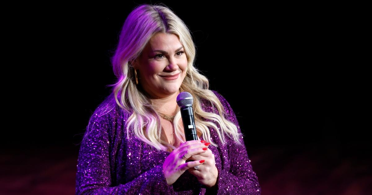 Comedian Heather McMahan performs at the Ryman Auditorium on March 23, 2023 in Nashville, Tennessee. (Photo by Jason Kempin/Getty Images)