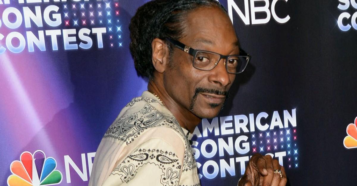 Snoop Dogg looking back at the camera