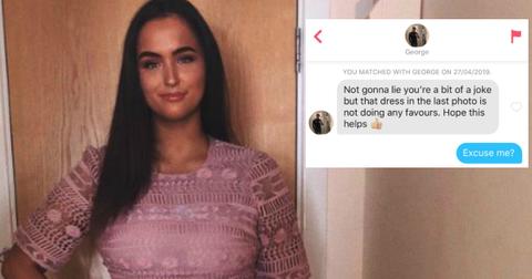 Guy Matches With Girl On Tinder Just To Roast Her Dress