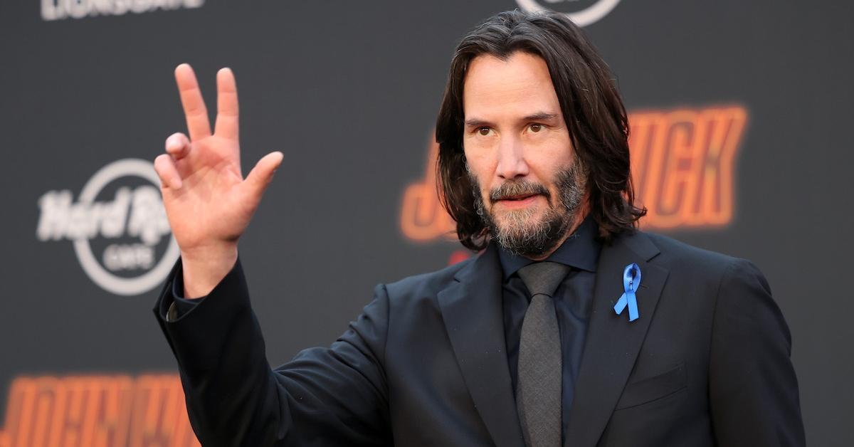 Keanu Reeves attends the Los Angeles Premiere of Lionsgate's 'John Wick: Chapter 4'