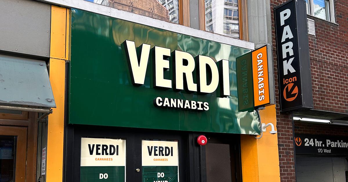 Verdi Cannabis in New York City.