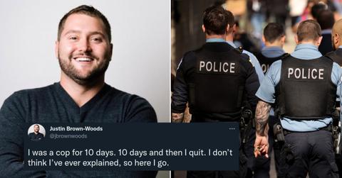 Ex Cop Quits 10 Days