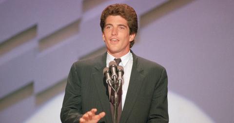 JFK Jr. speaks at a fundraising event