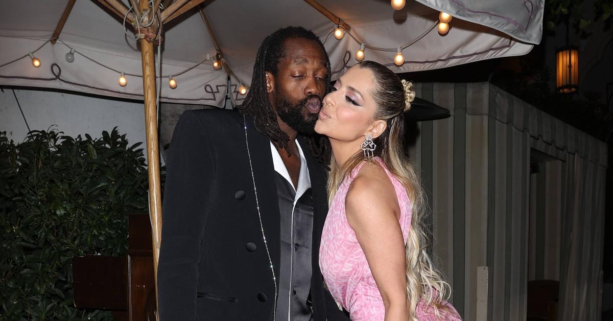 Patrick Beverley and fiancée Mandana Bolourchi