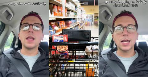 116 Dollars Groceries for One Person