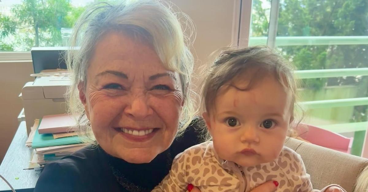 Roseanne Barr and her granddaughter