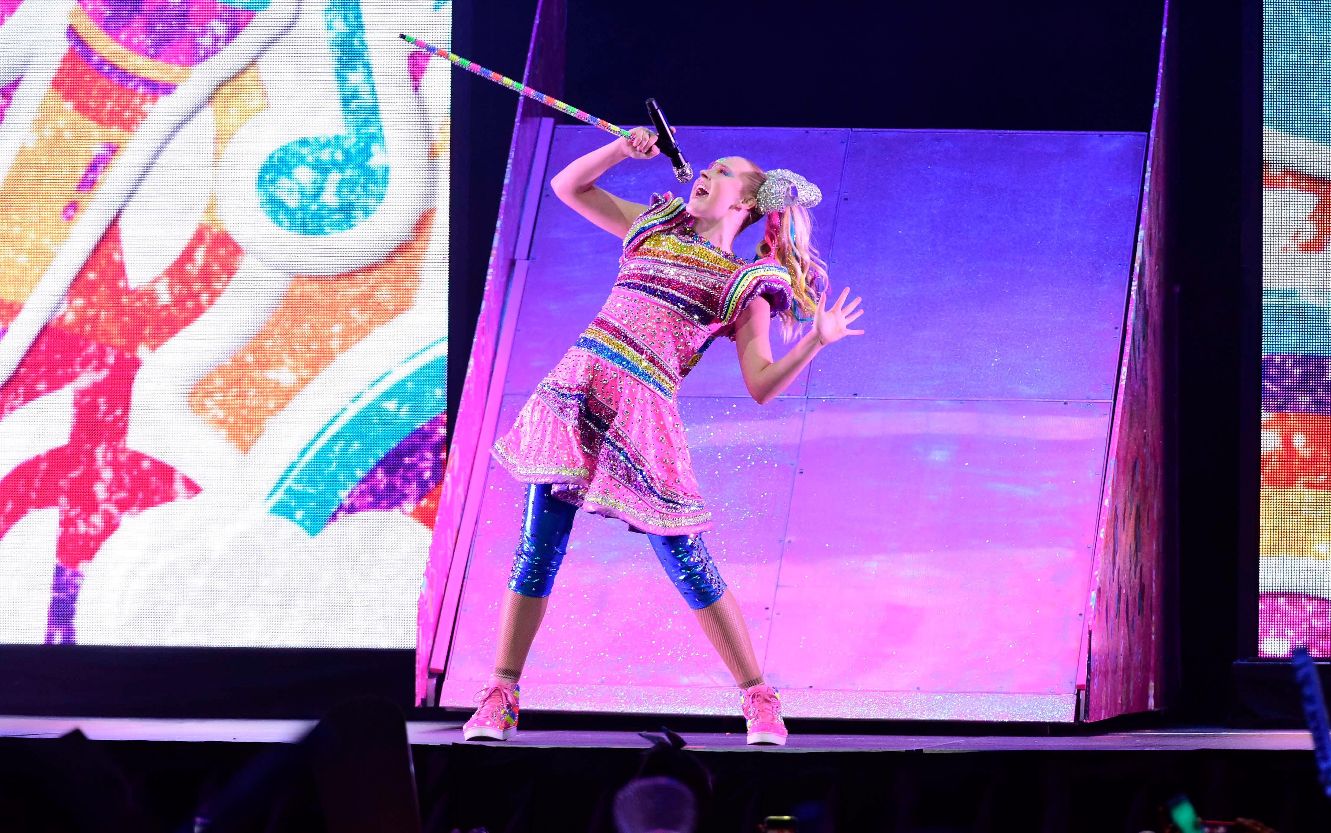 JoJo Siwa performs at Honda Center in August 2019.