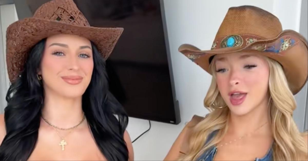 Camilla Araújo and Julia Filippo make a video shared on TikTok