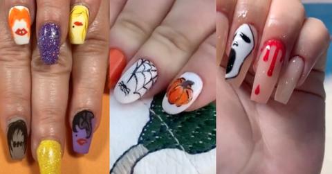TikTok Halloween nail designs