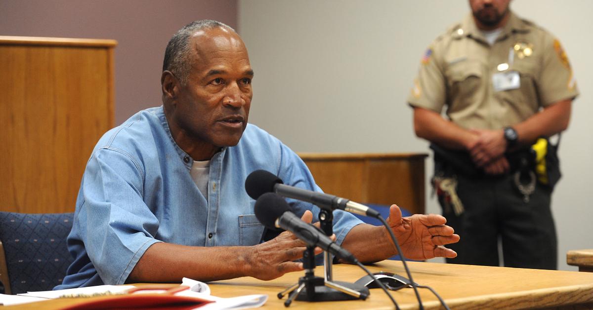O.J. Simpson attends his parole hearing at Lovelock Correctional Center July 20, 2017 in Lovelock, Nevada.