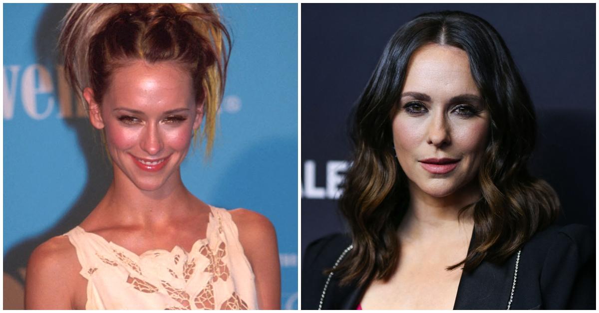 (l-r): Jennifer Love Hewitt in 2000 and Jennifer Love Hewitt now