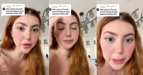 25-year-old defends living at home