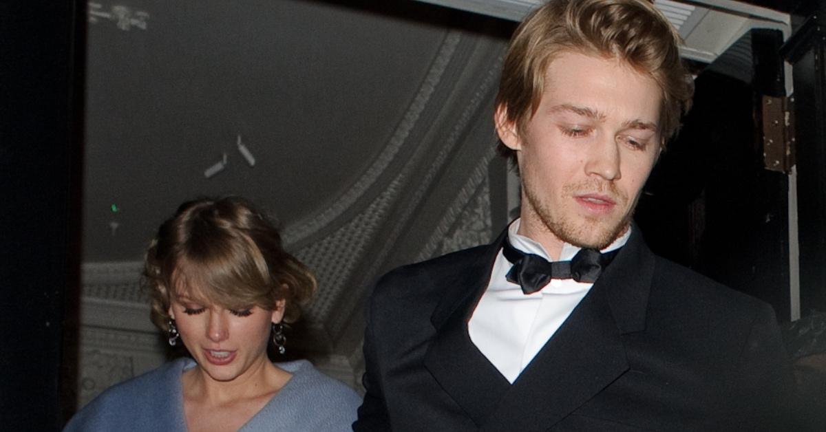 Taylor Swift and Joe Alwyn attend the BAFTAs.