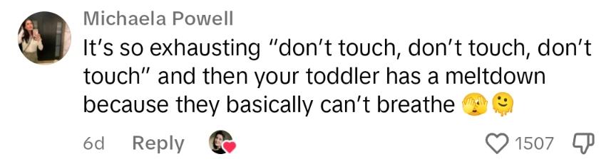 Comment on viral video of a toddler mom who asks folks to baby-proof their home when they want to have guests with kids over.