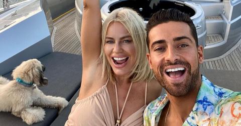 (l-r): Caroline Stanbury and Sergio Carrallo smiling on camera.