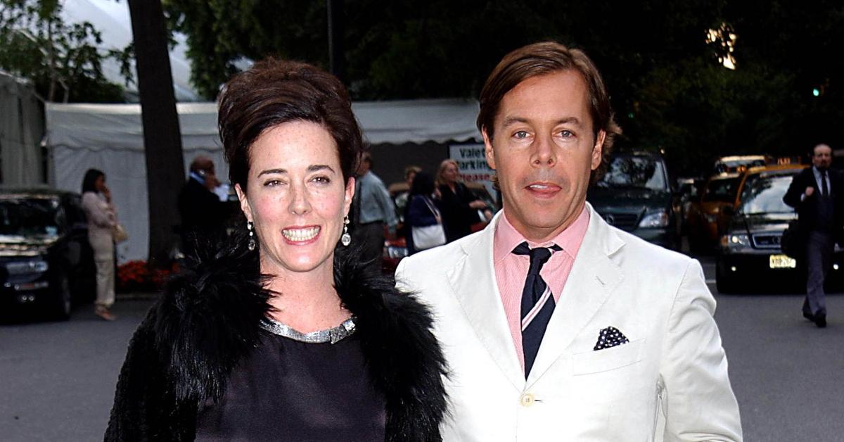 Kate Spade and her husband Andy Spade