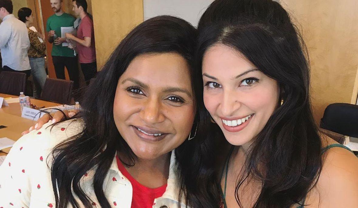 Richa Moorjani and Mindy Kaling