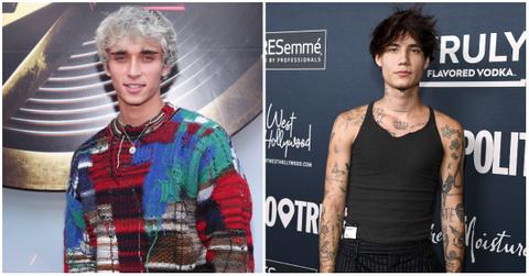 Josh Richards and Jaden Hossler on the red carpet