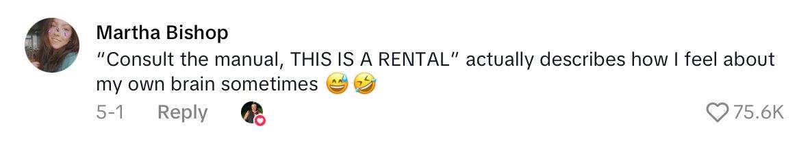 Comment on video of woman who child locks her dinner in the oven and can't get it open.