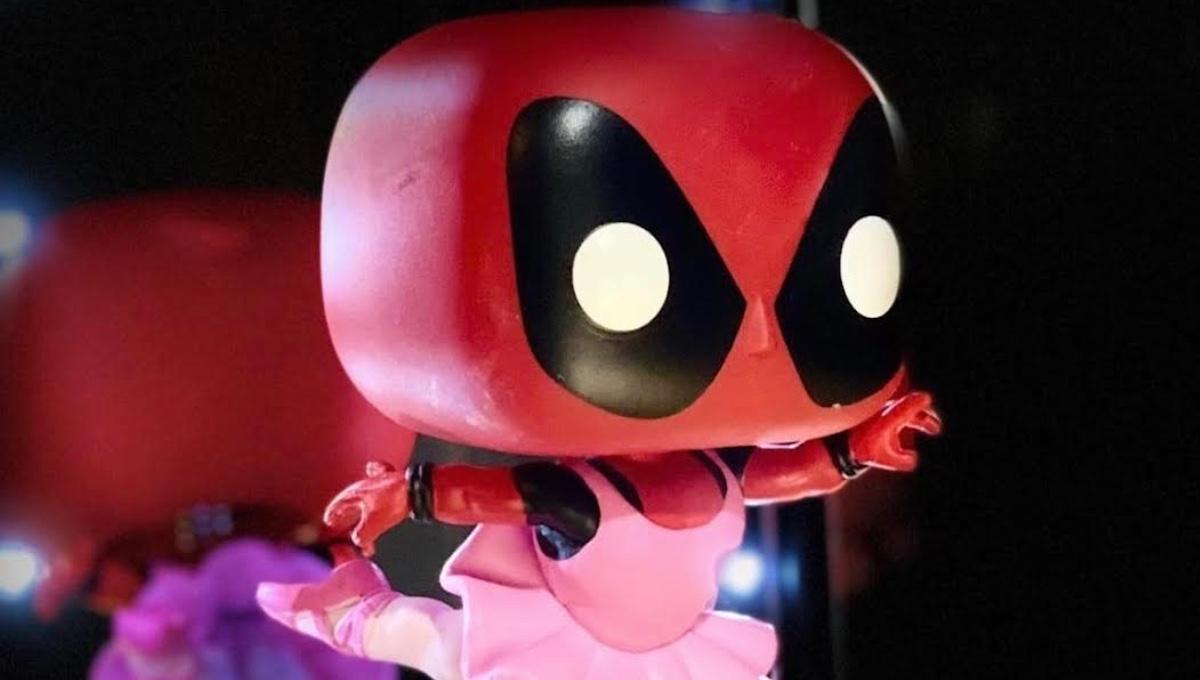 An official Marvel Ballerina Deadpool Funko Pop 