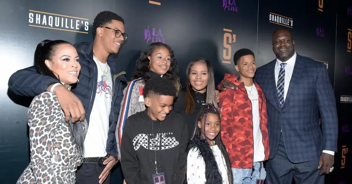 Shaunie and Shaquille O'Neal's family on red carpet