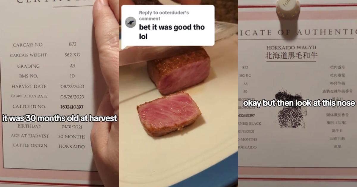 “Tragic” Wagyu Beef Death Certificate Goes Viral