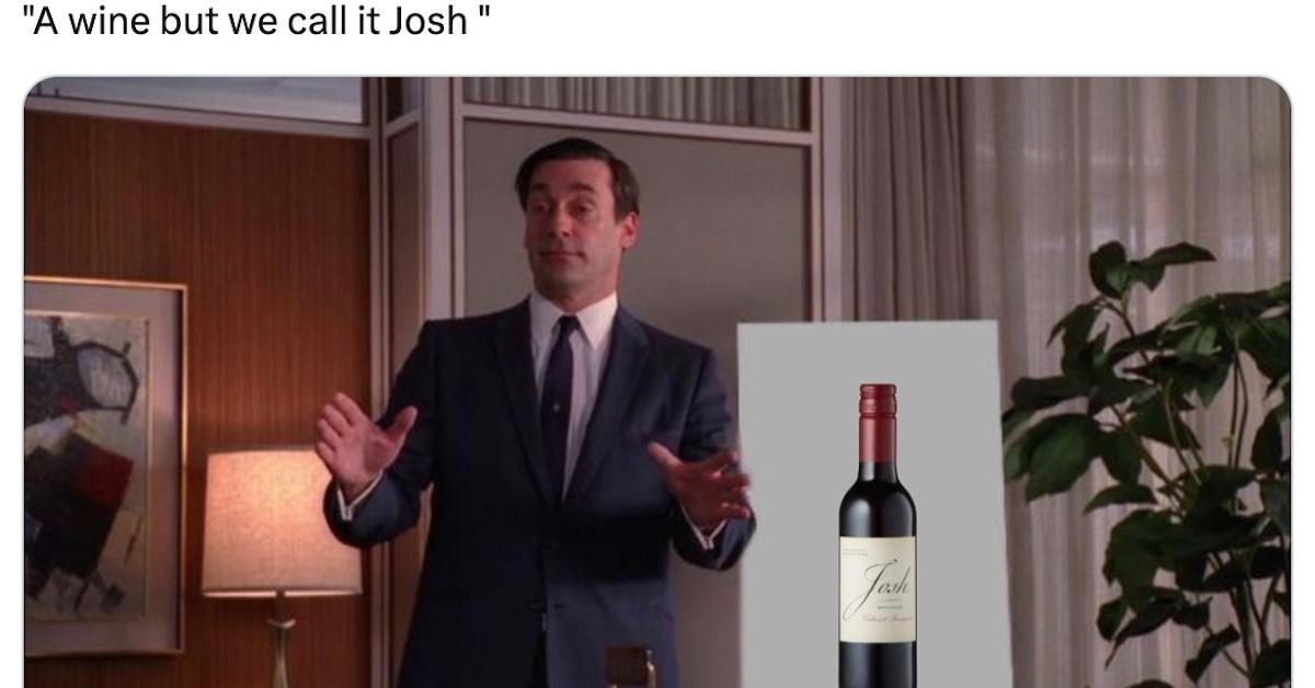 The Josh wine meme