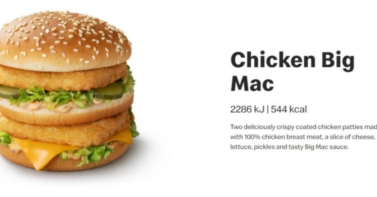 Chicken Big Mac Usa 2024 Toyota Trula Yalonda