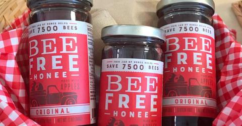 Jars of Bee Free Honee