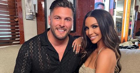 Brock Davies and Scheana Shay