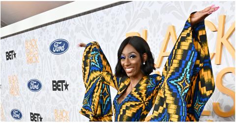 LaLa Milan on the red carpet