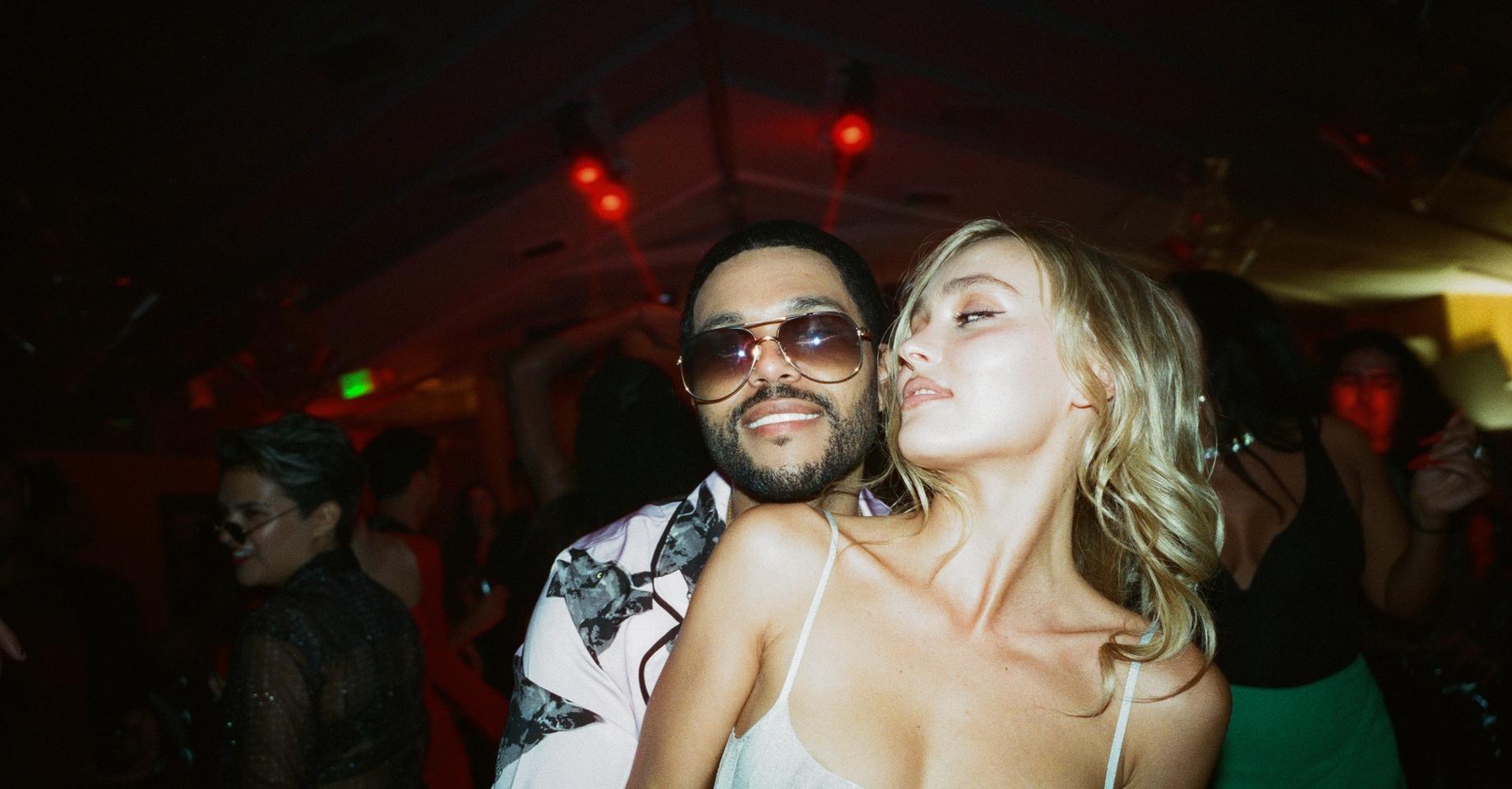 Abel the Weeknd Tesfaye and Lily-Rose Depp in The Idol