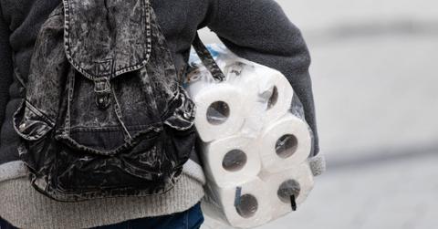 toilet paper hoarder