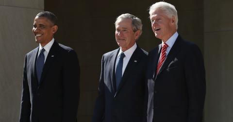 Barack Obama, George W. Bush, Bill Clinton