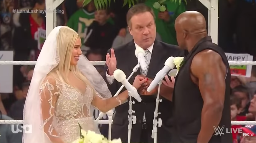 lana and bobby lashley wedding real