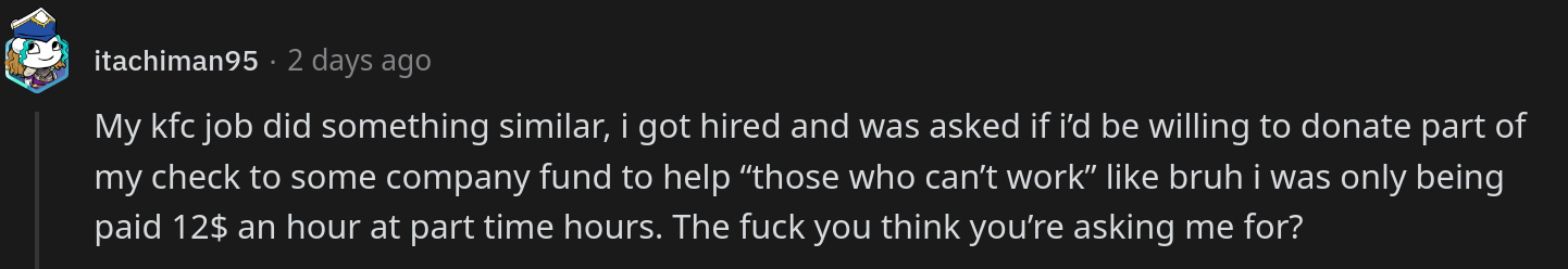 ceo coworkers donate pto reddit