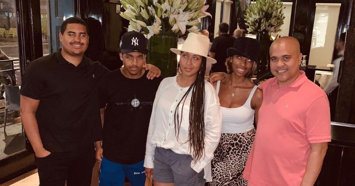 Irv Gotti with ex-wife Debbie Lorenzo and their kids Angie Gotti, JJ Gotti, and Sonny Gotti