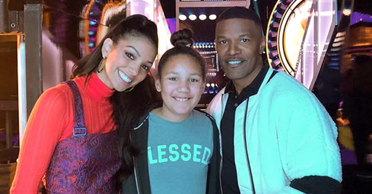 (l-r): Corinne Foxx, Aneliese Bishop, and Jamie Foxx