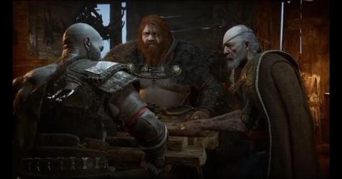 Kratos, Thor, and Odin in 'God of War: Ragnarok'