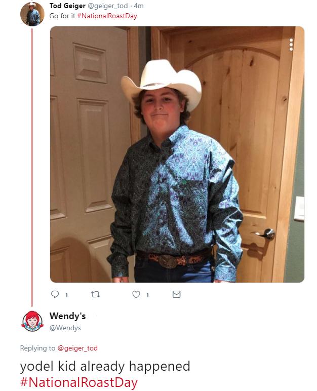 wendys national roast day