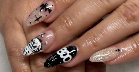Boo Halloween Nails