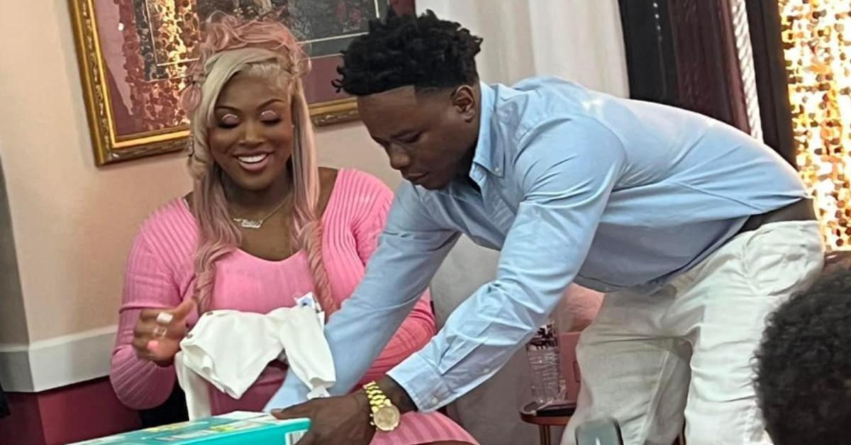 Dutchess Dior and The Frenchman at her baby shower
