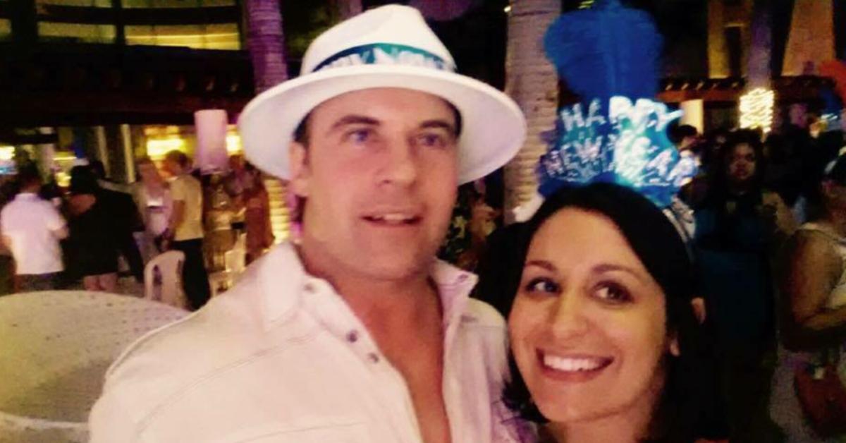 Dominic Dieter and his wife, Jessica Garrod-Dieter, celebrate New Year's together.